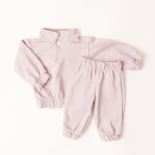 Kids' Insulated Two-Piece Tracksuit | Half-Zip Hoodie & Joggers