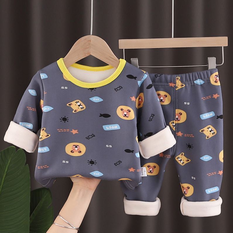 Boy Long-sleeved Thick Thermal