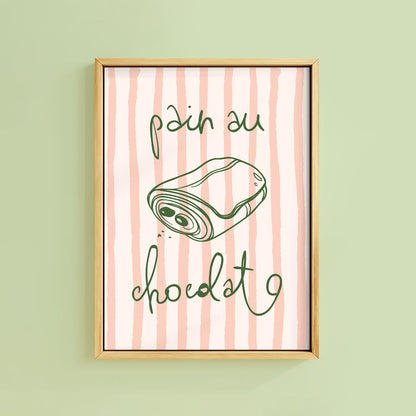 PAIN AU CHOCOLAT PRINT
