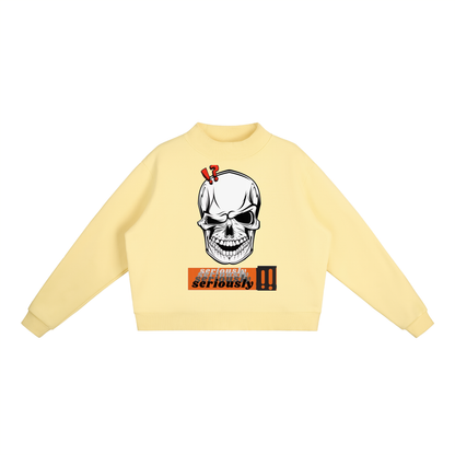 Fleece,Mock neck,Sweatshirt