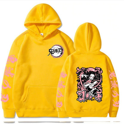 Japanese Anime Ghost Slayer Blade pullover hoodies