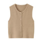 knitted sweater women's vest