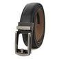 Men's automatic buckle two-layer cowhide leather belt ﻿
