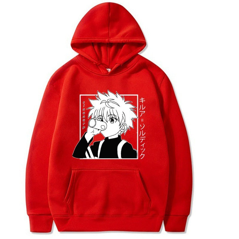Harajuku-hunter war loose pullover hoodies