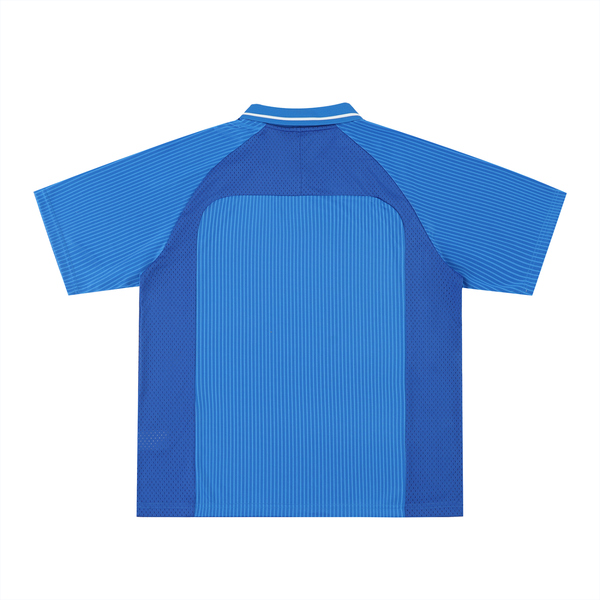 Striped V-Neck Soccer Jersey