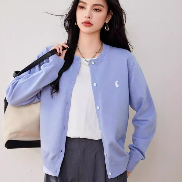 Wool Cardigan Women's Sweater Coat