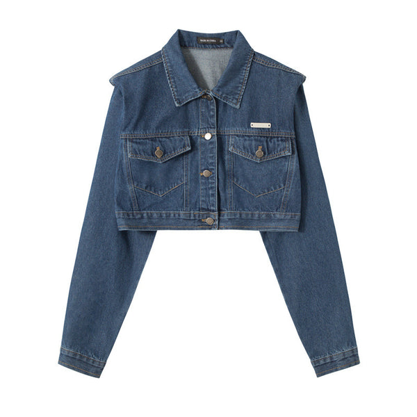 Short Denim Jacket Casual - Stuffs & Savers