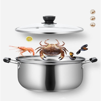 Stainless Steel Saucepan Induction 5Pcs