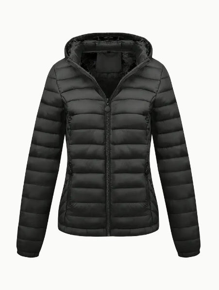 Women's Lightweight Hooded Winter Jacket