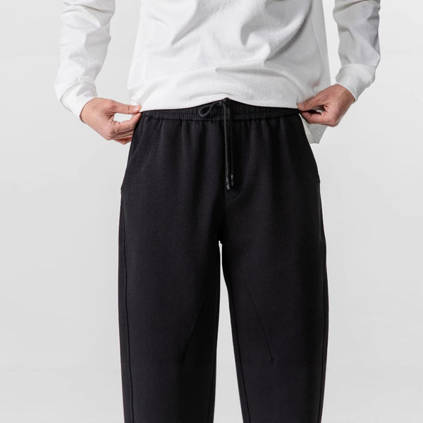 Elastic Waist Drawstring Sweatpants - Loose Fit