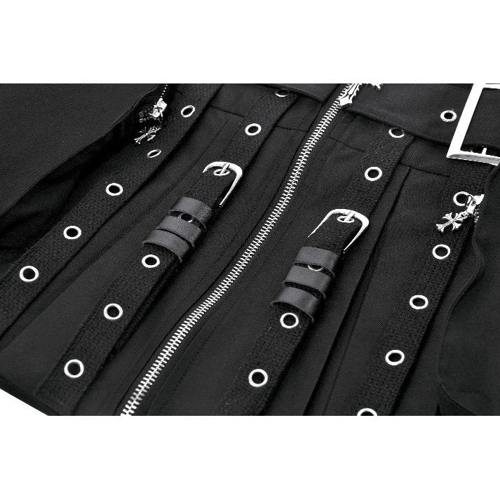Dark in Love Metal Tactical Punk Skirt