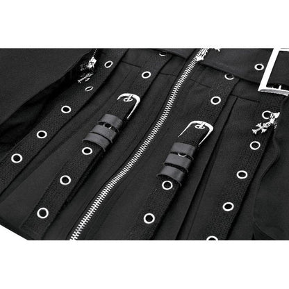 Dark in Love Metal Tactical Punk Skirt