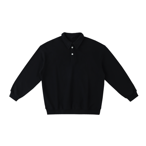 Heavyweight Polo-Collar Sweatshirt