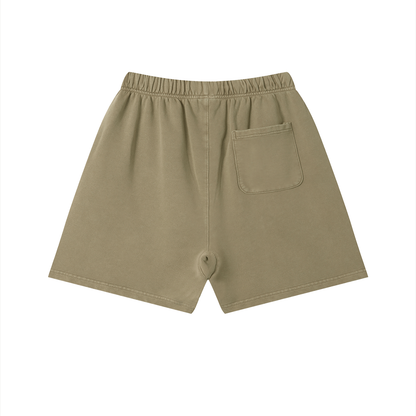 Unisex Vintage Wash Cotton Shorts