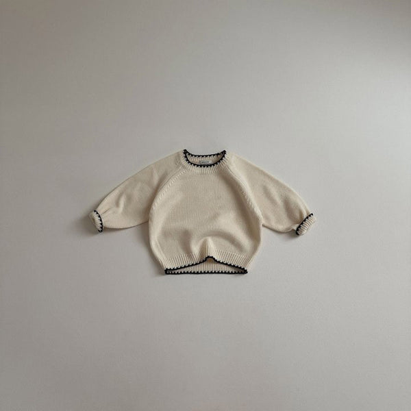 Fashion Boys And Girls Colored Pullover Knitwear