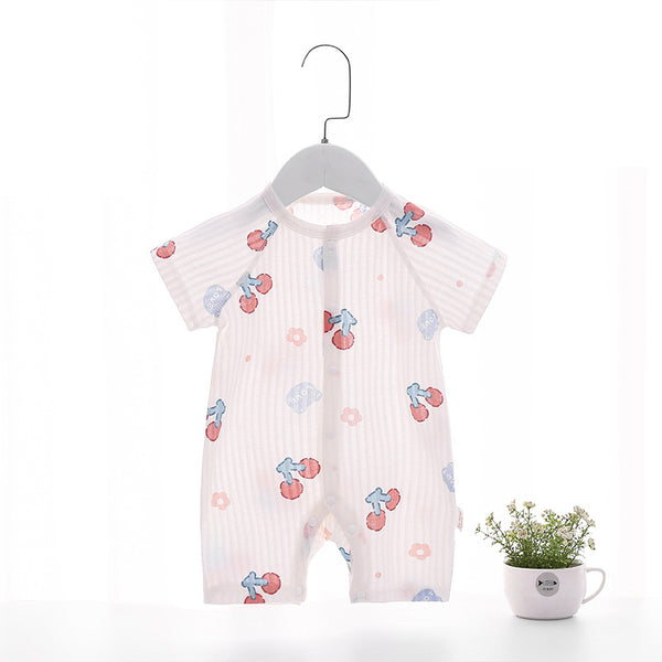 Baby Cotton Short-Sleeve Romper