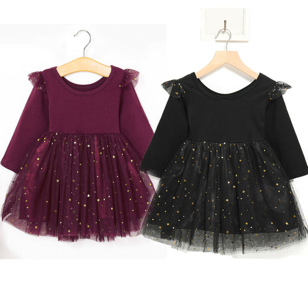 Bronzing mesh children's dress - Stuffs & Savers