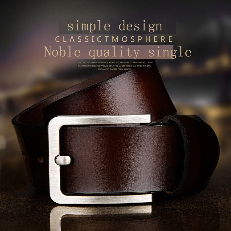 Men's genuine leather belt