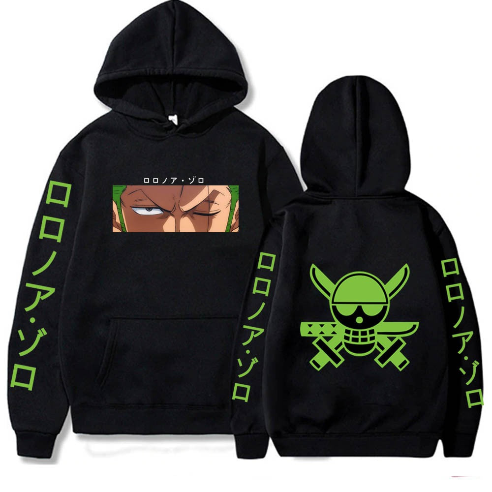 One Piece Zoro Roronoa Printed Hoodies