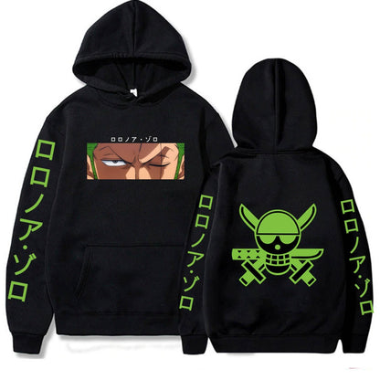 One Piece Zoro Roronoa Printed Hoodies