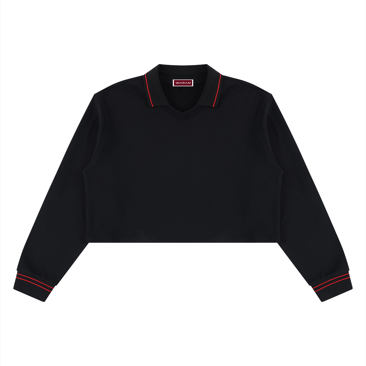 Women's Crop Collared Sweatshirt 410GSM
