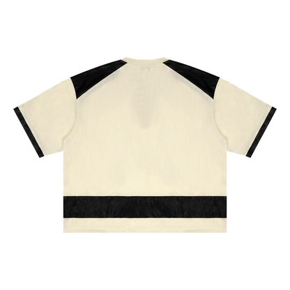 Unisex Raglan Sleeve Mesh Boxy T-Shirt 255GSM