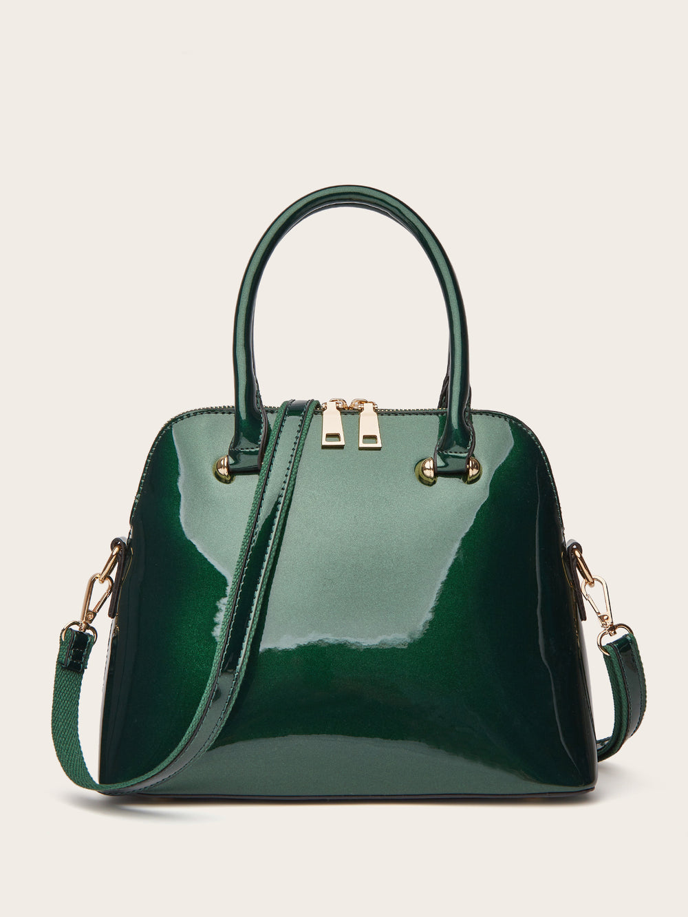 Women's PU Leather Shiny Tote Bag