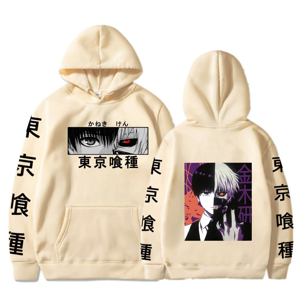 Tokyo Ghoul Halloween cartoon anime loose hoodies