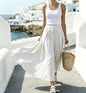 Striped High-waisted Skirt For Women