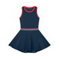 Women's Color Block A-Line Sleeveless Dress
