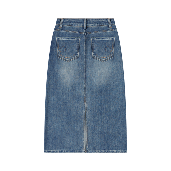 Women’s Vintage Wash Denim Skirt