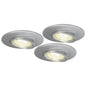 4lite WiZ Connected Fire-Rated IP20 GU10 Smart Adjustable LED Downlight - Satin Chrome