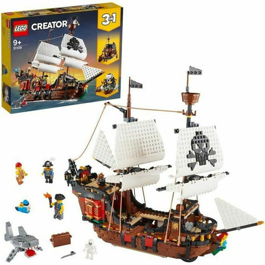 Vehicle Playset   Lego Creator 31109 Pirate Ship         3-in-1 1260 Pieces