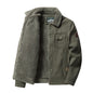 Fleece-lined Thickened Polo Collar Jacket