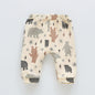 Kids Cartoon Velvet-Lined Leggings