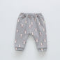 Kids Cartoon Velvet-Lined Leggings