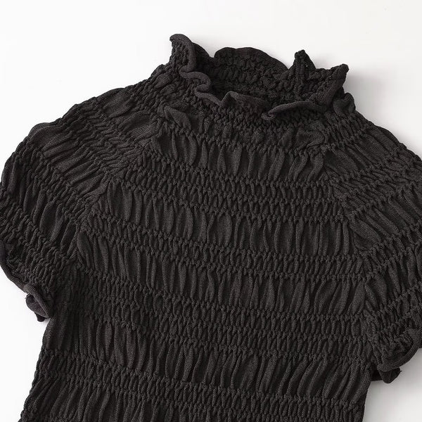 honeycomb knitted sweater