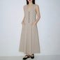 Women's V-Neck Button-Up Pencil Dress | Sleeveless High Waist | Anti-Wrinkle | 4 Colours | S–3XL