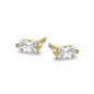 Ladies' Earrings New Bling 9NB-0602 Golden