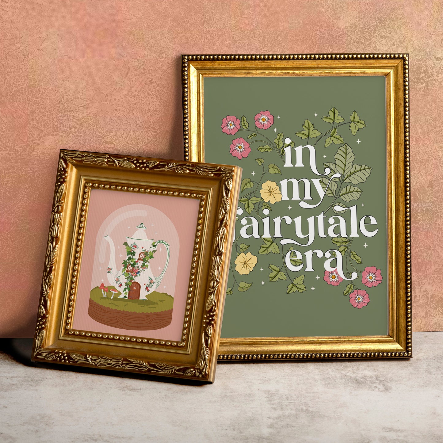 FAIRY TEA POT HOUSE PRINT