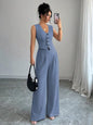 Cross-border Chic Chanel-style Vest And Pants Set