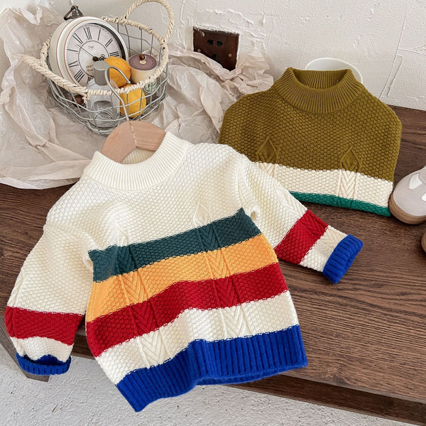 Sweater Cardigan Baby Round Neck Coat - Stuffs & Savers