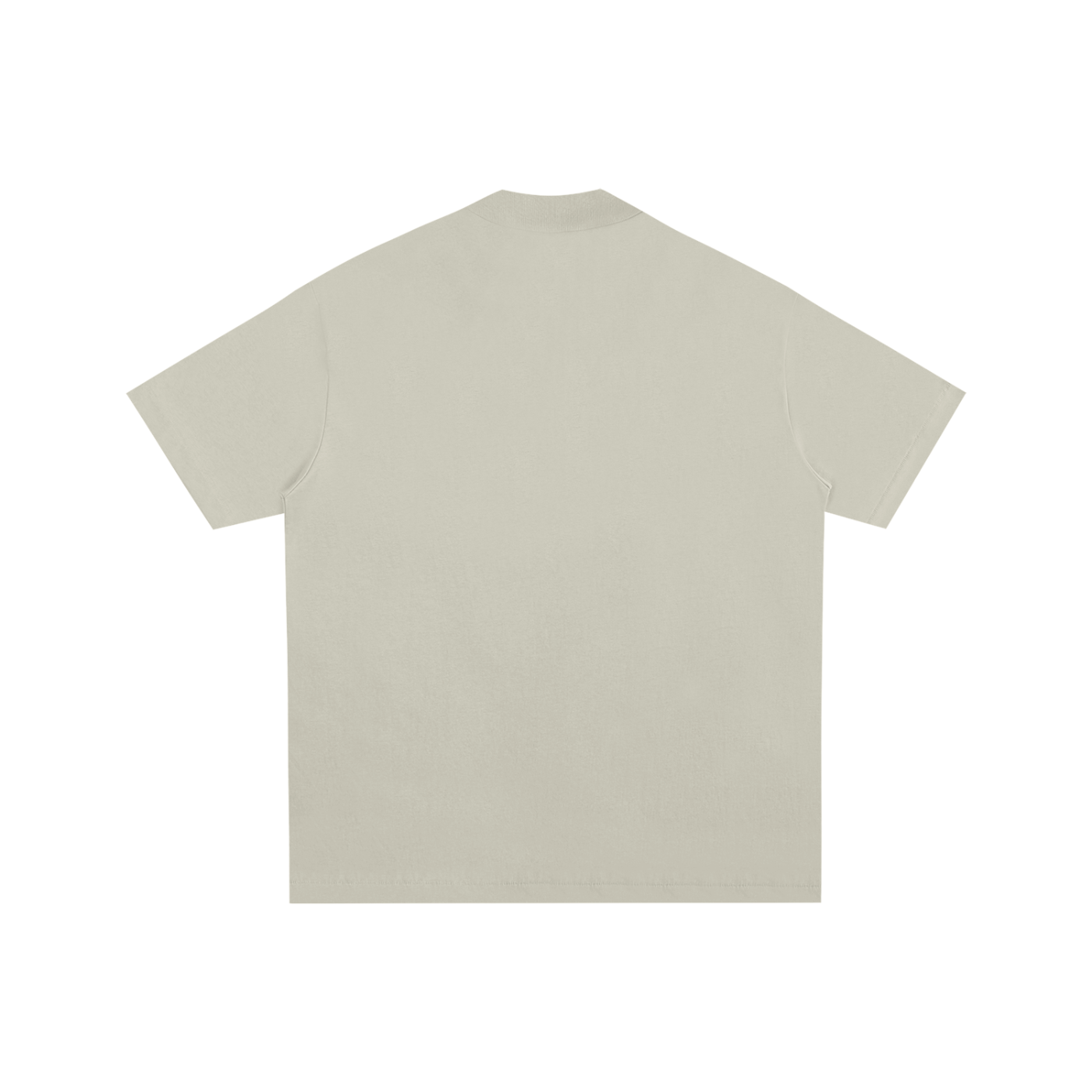 Essential Cotton T-Shirt mock neck
