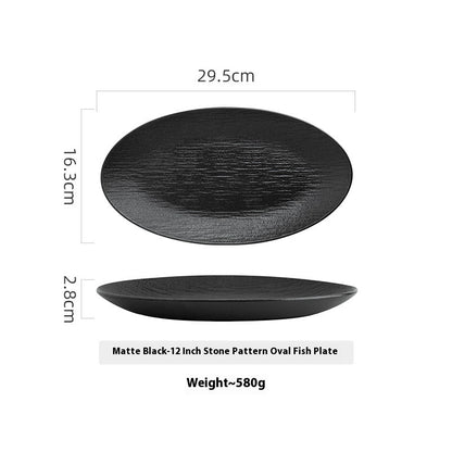 Ceramic Oval Dish plate