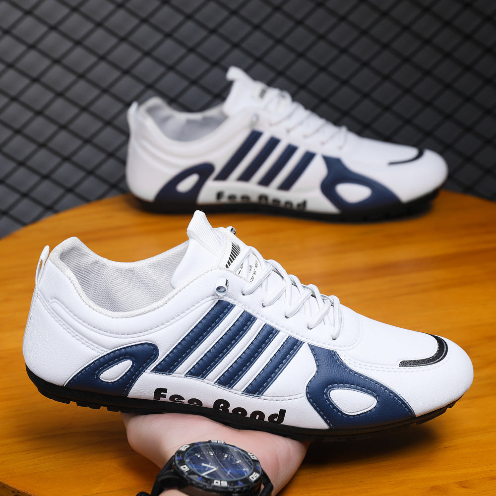 Men's breathable leather casual shoes
