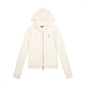 Manteau à capuche décontracté à motif floral unique