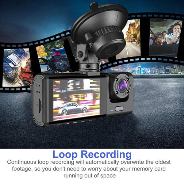 Car Dash Cam Recorder 1080P Dual Lens