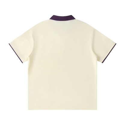 Waran Contrast Collar Raglan Polo Shirt