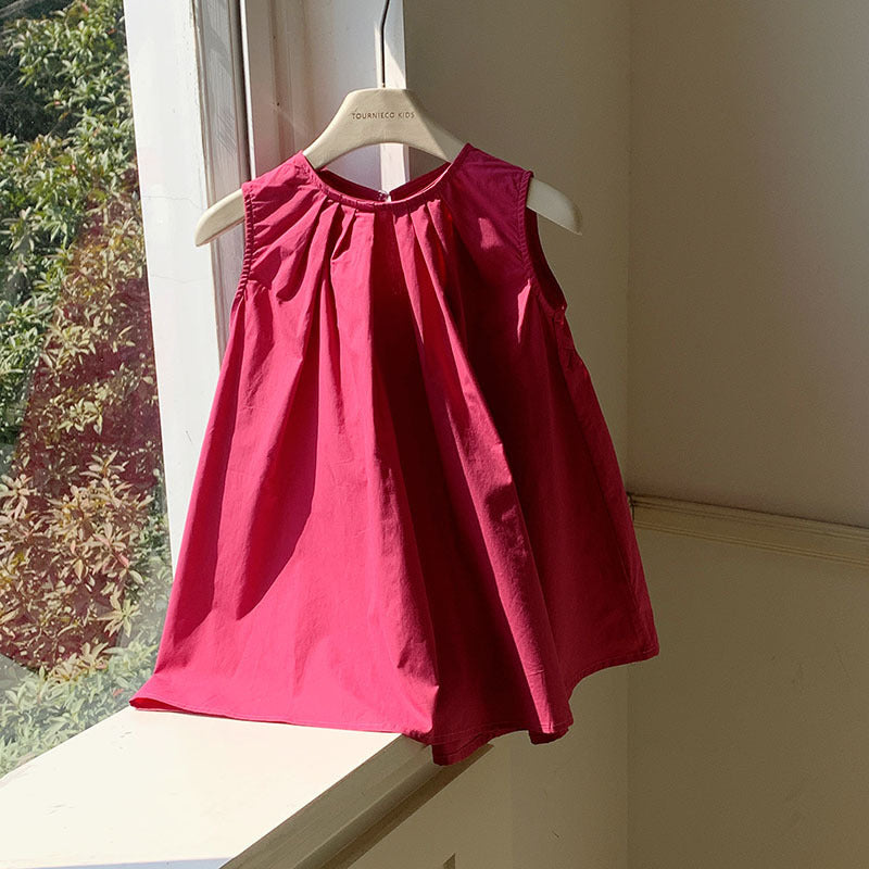 Children's Round Sleeveless Shirt