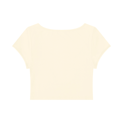 Women's Slim Cap Sleeve Crop T-Shirt